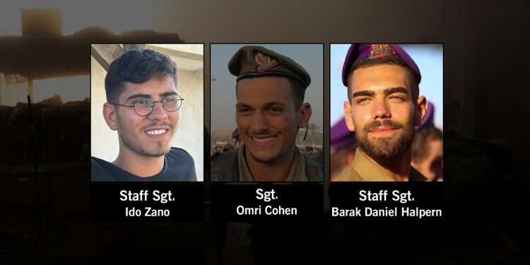 3 IDF soldiers KIA in Jabaliya