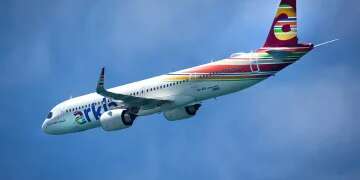 An Arkia aircraft. Photo: Moshe Shai Arkia launches direct flights from Tel Aviv to New York