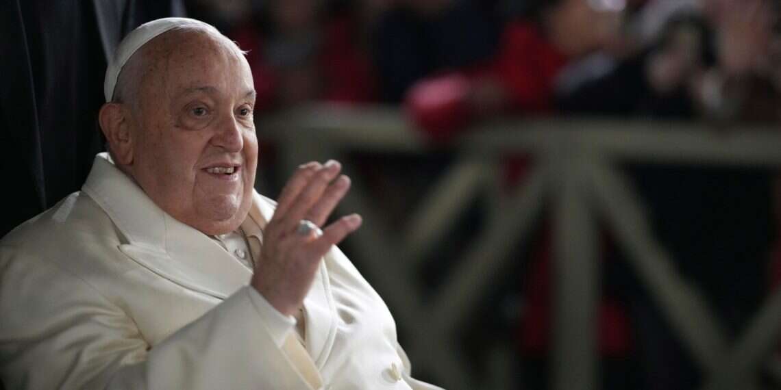 Pope Francis waves after celebrating over New Year's Eve Vespers and Te Deum, in St.Peter's Square, Dec. 31, 2024 Did Pope Francis say he has a 'problem' with Netanyahu?