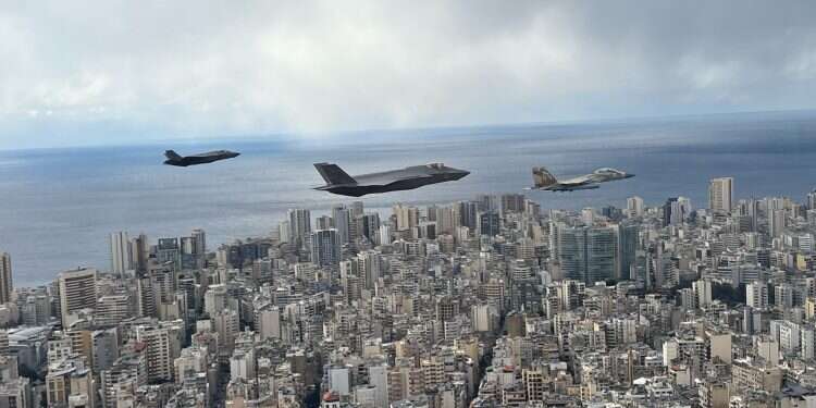 Israeli jets fly over Beirut during Nasrallah's funeral