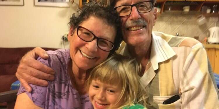 Oded Lifshitz with his wife and a grandchild A peace activist's final journey home: The tragic tale of Oded Lifshitz