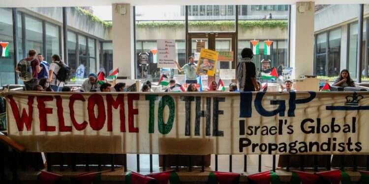 Pro-Palestinian protesters occupy Barnard building amid student expulsion