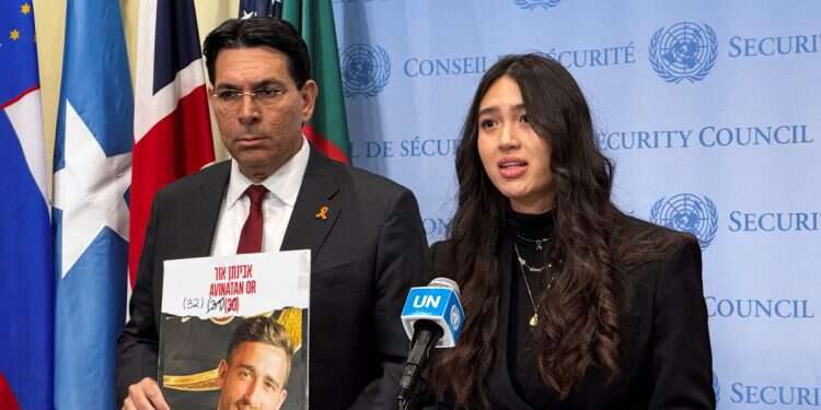 WATCH: Rescued hostage Noa Argamani exposes Hamas brutality at UN Security Council briefing