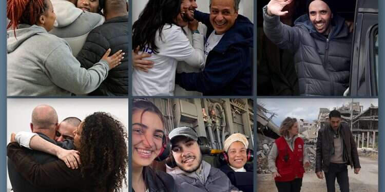 Welcome home: Former hostages reunite with their families