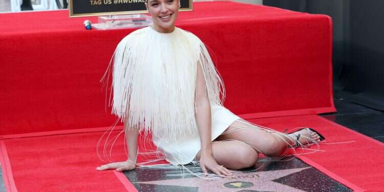 Gal Gadot attends the ceremony honoring her with a Star on the Hollywood Walk of Fame on March 18, 2025 in Hollywood, California Gal Gadot makes history with star on Hollywood Walk of Fame