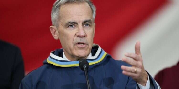 Canada's Prime Minister Mark Carney gives a statement following a meeting with Nunavut Premier P.J. Akeeagok on March 18, 2025 Canada's shocker: Trudeau-free Liberals could stage stunning comeback