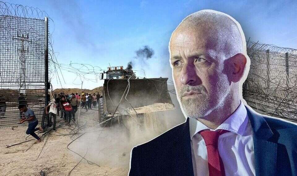 Ronen Bars conduct in the runup to Operation Iron Swords has come under scrutiny (background: Oct. terrorists breach fence) Exclusive: The Shin Bet chief's strategy papers in the runup to Oct. 7