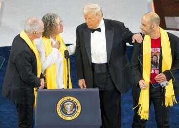 'I'm begging you all to help us': Released hostages join Trump at NRCC