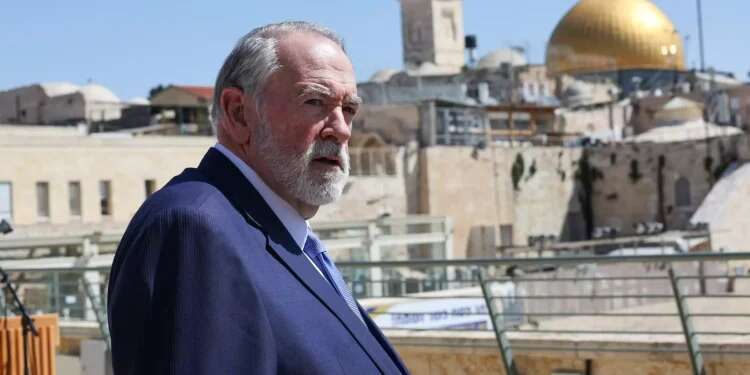 US Ambassador to Israel Mike Huckabee at the Western Wall 'It's not just Israel's problem': Is the US going one step too far toward Iran?