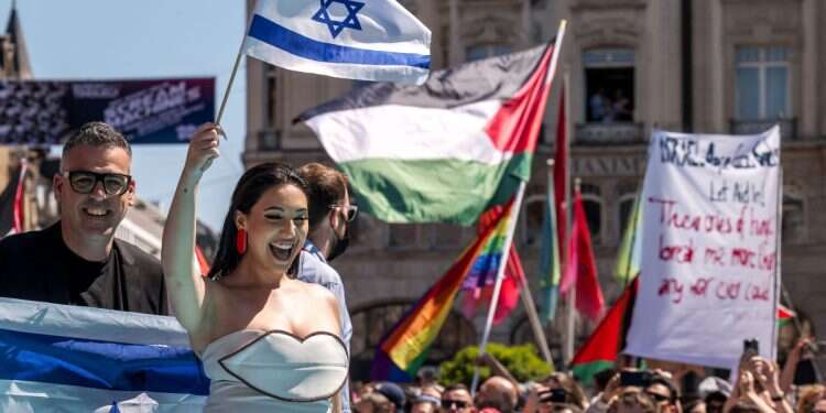 Pro-Palestinian protestor arrested after threatening Israeli Eurovision delegation