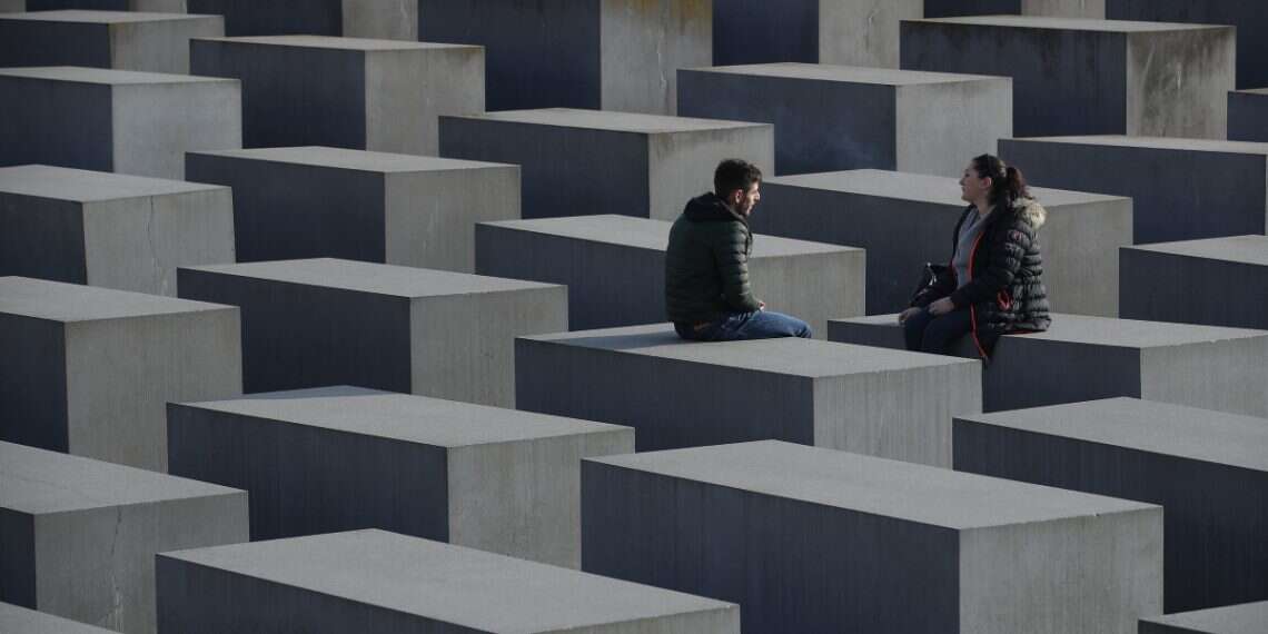 The Monument to the Murdered Jews of Europe, also called the Holocaust Memorial on November 7, 2018 in Berlin, Germany Memory's selective lens: Why Jewish WWII heroes' stories fade