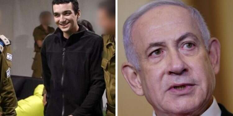 Netanyahu shares emotional first call with freed hostage