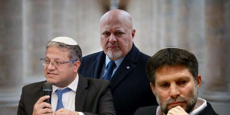 Karim Khan sought to slap a warrant on Israeli minister Bezalel Smotrich and Itamar Ben-Gvir Disgraced ICC prosecutor tried to get Israeli ministers arrested