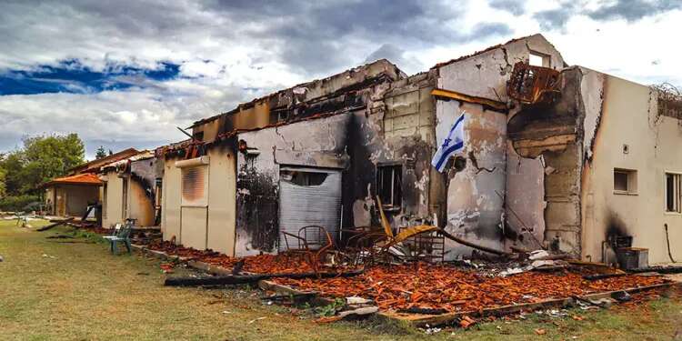 Be'eri independence Day display: 'No independence while hostages remain'