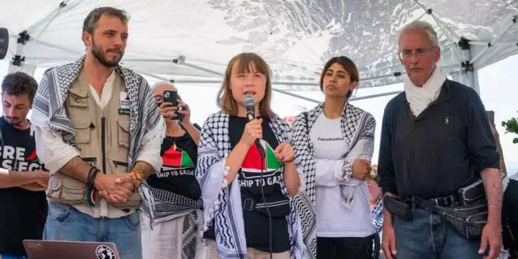 Panic aboard Greta's flotilla: 'The navigation is jammed'