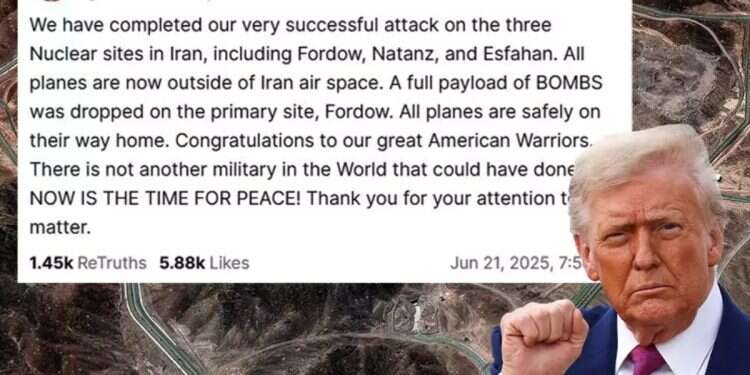 Trump: US airstrikes hit Iran's 3 main nuclear sites