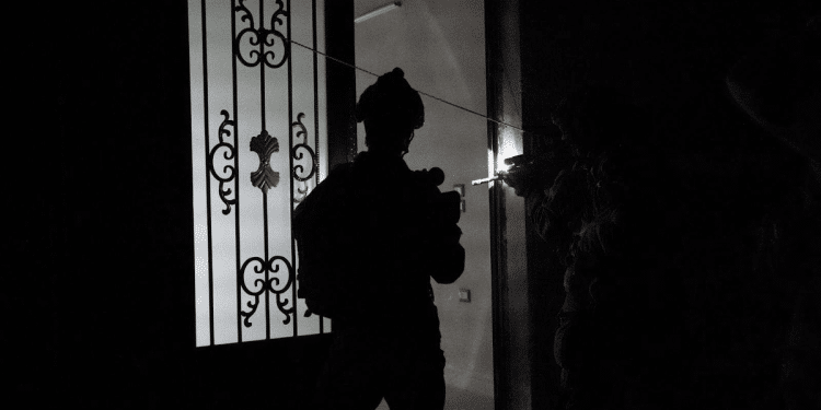 IDF soldier during an operation in Syria