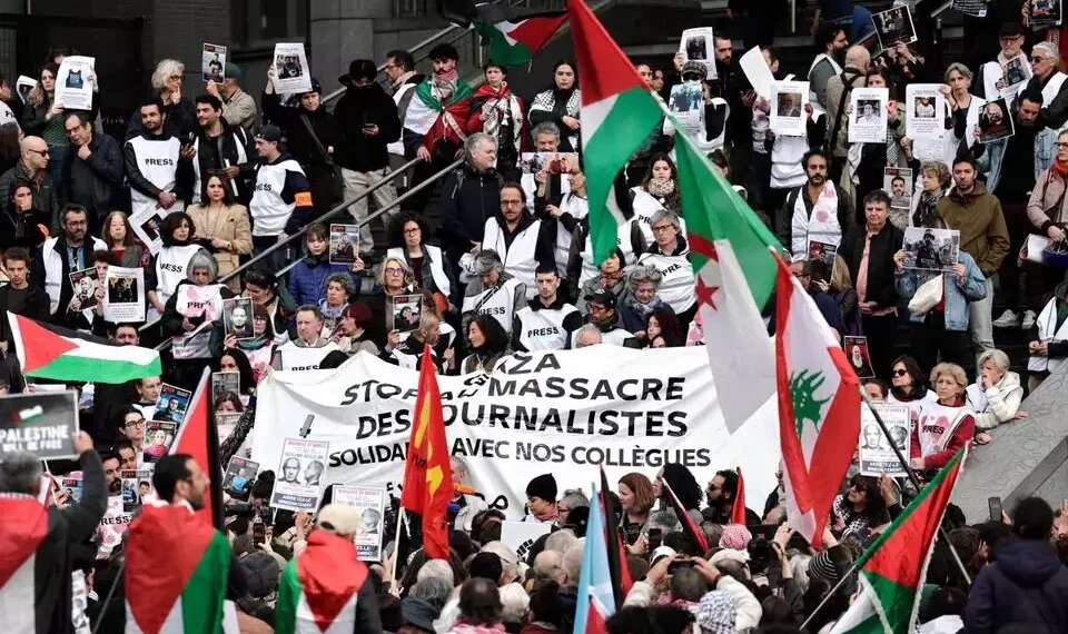 Pro-Palestinian protest in Paris. Photo: AFP Don't wait: act against France