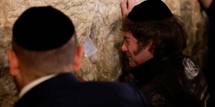 Argentina's Milei, feeling unwell, cancels visit to historic Jerusalem site