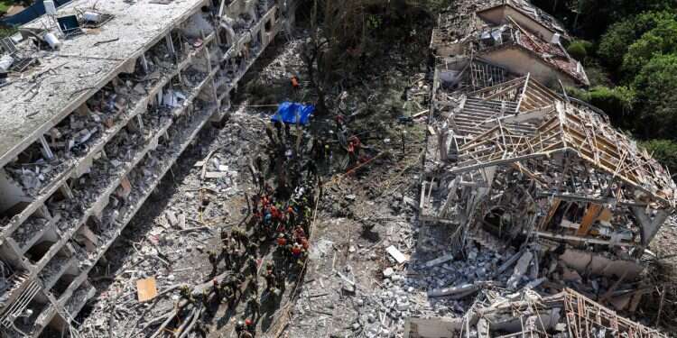 Iran fires large barrages on Israel; 2 injured