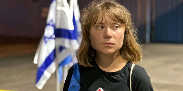 Swedish climate activist Greta Thunberg in Ashdod's port
Israel moves to seize Thunberg's Gaza flotilla