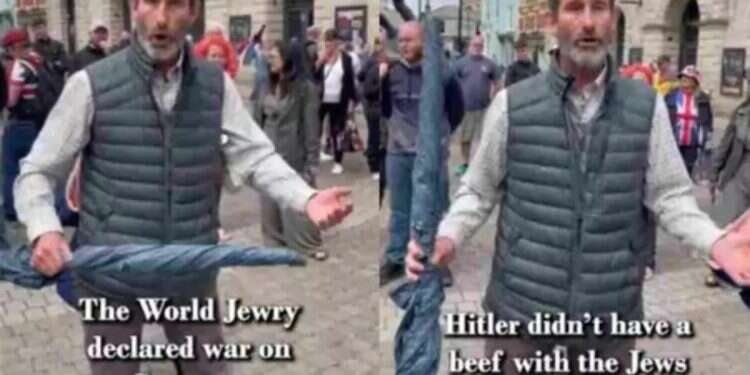 UK official's shocking Holocaust denial video goes viral