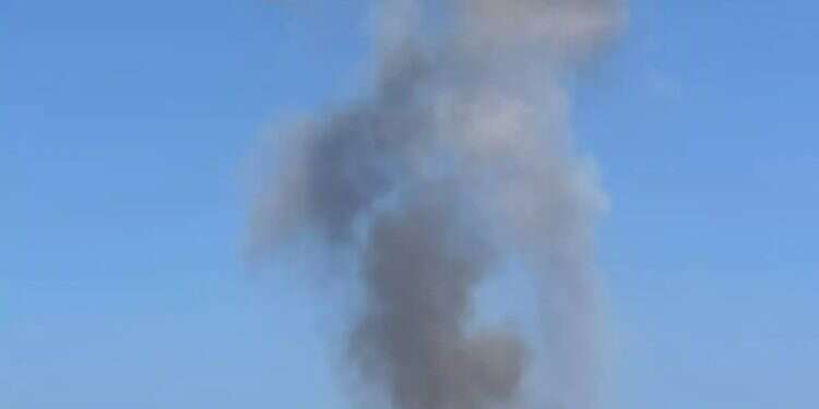 An impact site in southern Israel, June 23, 2025 Power outages reported following barrage on Israel