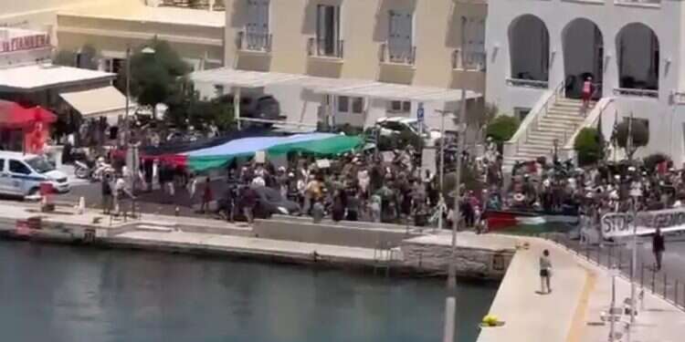 Israelis stranded off Greek island due to protest, rerouted to Cyprus