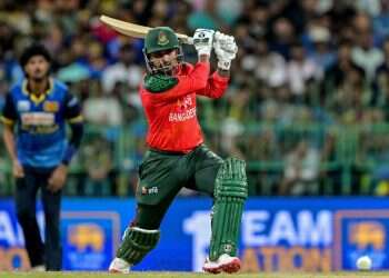 Taskin Ahmed redeems early drop with key Saim Ayub wicket as Bangladesh bowls first in T20I