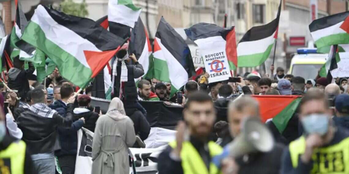 Pro-Palestinian protest in Sweden Photo: AFP More european countries join campaign against Israel