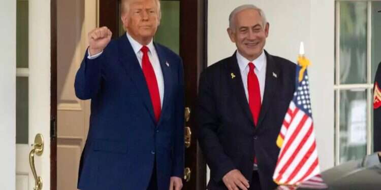 President Donald Trump and Prime Minister Benjamin Netanyahu Trump says Israel agrees to 2-month ceasefire