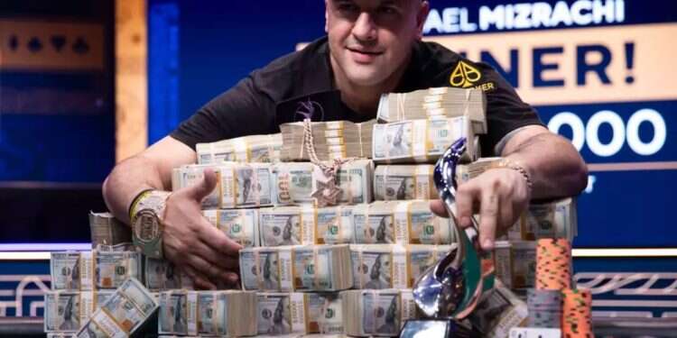 Michael Mizrachi, World Poker Champion. Photo: AP Israeli-American wins world poker championship