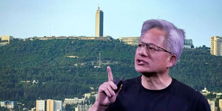 NVIDIA CEO Jensen against the background of Haifa University. Israel will likely get a massive Nvidia center built soon, as the company searches for locations How to attract a 4-trillion company? NVIDIA prompts Israeli frenzy