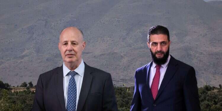 Did Israel's national security chief meet with Syria's president?