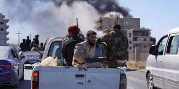 Syrian regime fighters inside the city of Sweida. Photo: Reuters Israel warns al-Sharaa to back off Druze
