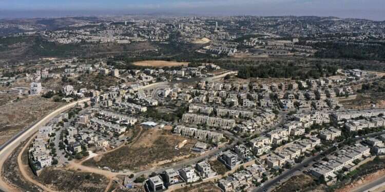 Home at Har Gilo in Jerusalem Settlement construction drops to levels not seen since Obama building freeze