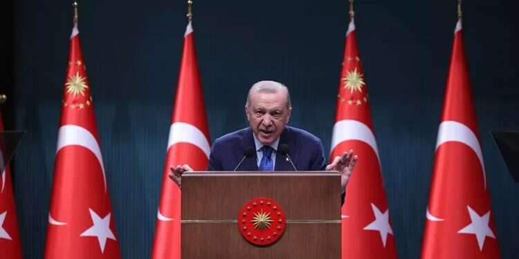 Turkish President Recep Tayyip Erdoğan. Photo: EPA Turkey urged to rethink strategy after Israel-Iran War
