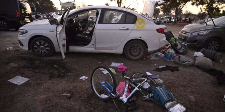 Nova music festival massacre. Photo: Getty Images UN backs away from equating Israel with Hamas in sexual violence report