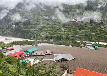 Terrifying videos show homes wiped out in India