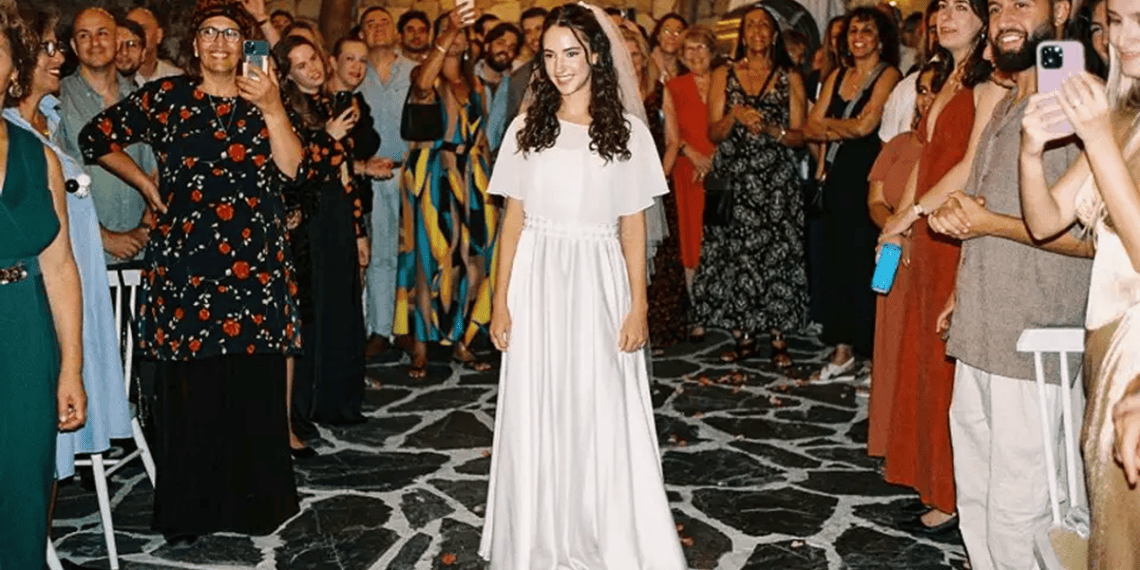Fashion designer recreates Oct. 7 victim's wedding dress for grieving granddaughter