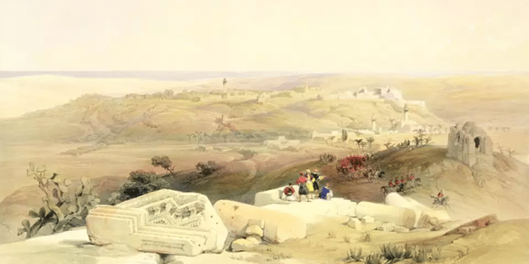 Gaza in a painting by British artist David Roberts, March 21, 1839 Disengagement, not just expulsion