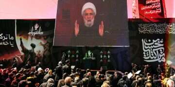 Hezbollah Secretary-General Naim Qassem speaks in Beirut last month. Photo: AFP Is Lebanon heading for another civil war?