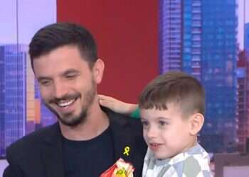 Reporter's son crashes live TV, turns into co-host