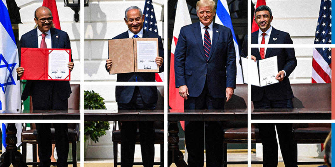 Netanyahu and Trump at the Signing of the Abraham Accords (Archive). Photo: AFP Is something big about to happen?