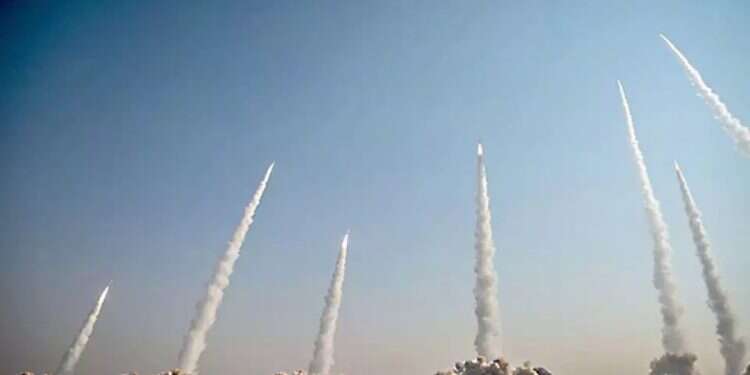 Missile test in Iran, 2021. Photo: EPA Iran threatens deadly response after missile test