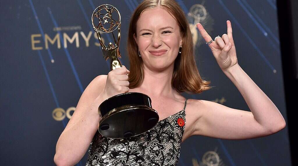 Hamas-linked outlet celebrates Emmy winner's Palestine speech while blurring her bare shoulders Hamas-linked outlet celebrates Emmy winner's Palestine speech while blurring her bare shoulders
