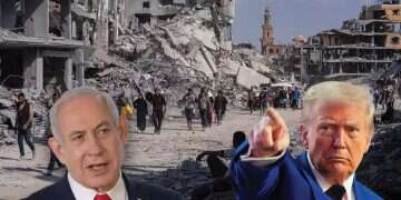 Trump and Netanyahu. Photo: Reuters/AP US presents final proposal; Trump to pressure all sides