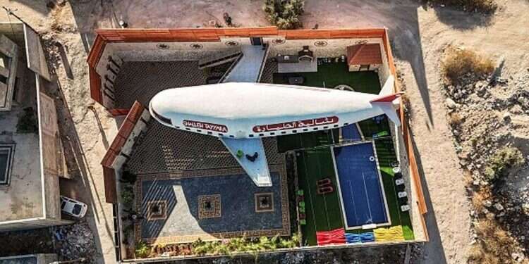 Illegal Palestinian 'airplane' targeted for demolition