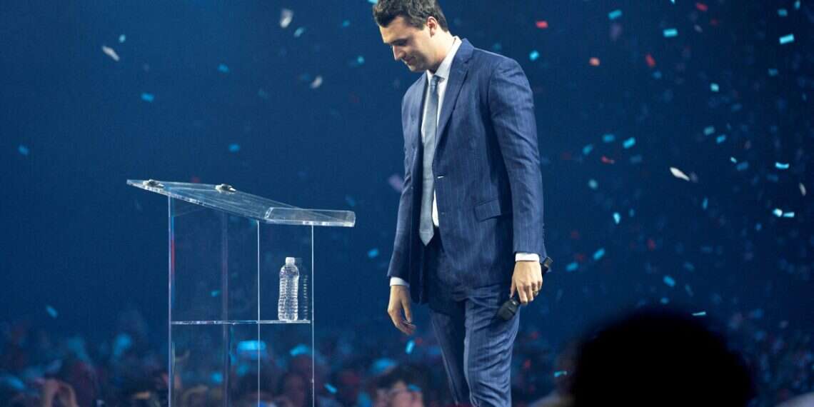 Charlie Kirk, Turning Point USA founder, greets the crowd during the AmericaFest 2024 conference sponsored by conservative group Turning Point in Phoenix, Arizona, U.S. December 19, 2024 Charlie Kirk: The American Right's pro-Israel star who got silenced