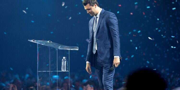 Charlie Kirk, Turning Point USA founder, greets the crowd during the AmericaFest 2024 conference sponsored by conservative group Turning Point in Phoenix, Arizona, U.S. December 19, 2024 Charlie Kirk: The American Right's pro-Israel star who got silenced